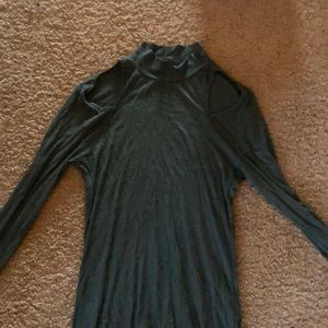 NWOT charolette russe cold shoulder teal top